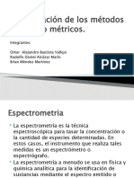 Clasificación de Los Métodos Espectro Métricos