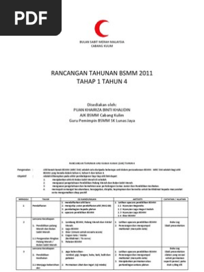Rancangan Tahunan Bsmm Tahun 4 Pdf