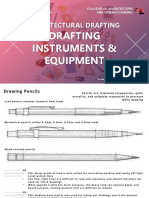Architectural Drafting - Lecture 3 - Drafting Instruments & Equipment