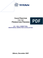 Ball-Cement-Mill-Monitoring-Inspection-Evaluation Flow Sheet