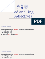 -ed and -ing Adjectives