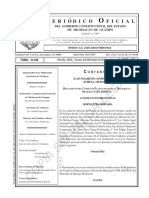 Reglamento Del Comité de Planeación para El Desarrollo Municipal COPLADEMUN Del Municipio de Quiroga Michoacán.