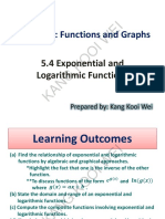 5.4 Exponential and Logarithmic Functions