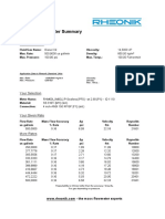 Rheonik-Performance Data Sheets