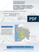 Planes y políticas estratégicas sanitarias COVID-19 transporte Piura