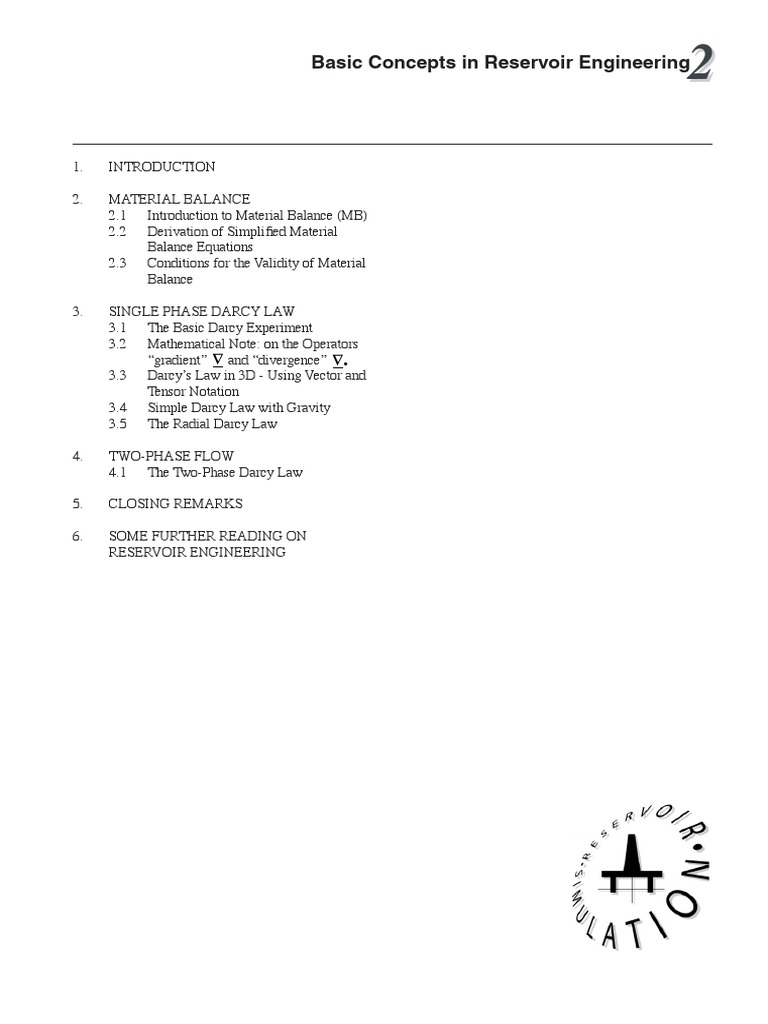 ResSimCh2 PDF | PDF | Petroleum Reservoir | Permeability (Earth Sciences)