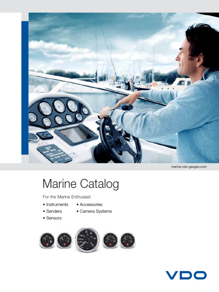 VDO Marine Catalog en PDF | PDF | Vehicles | Equipment