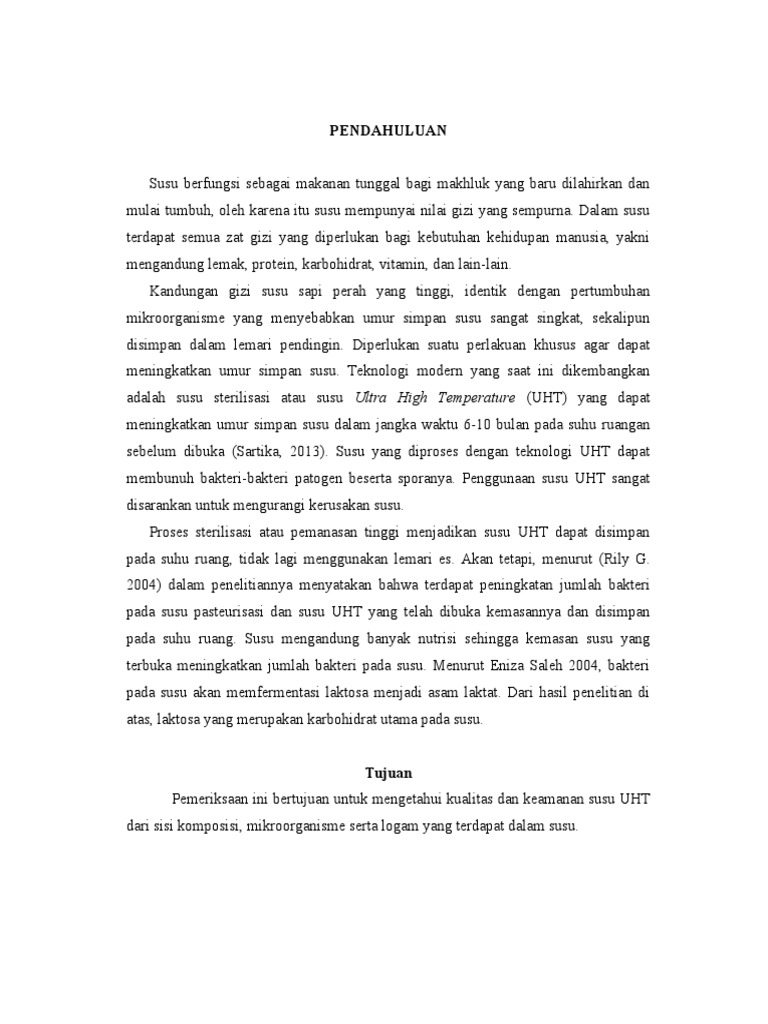 Susu Sapi | PDF