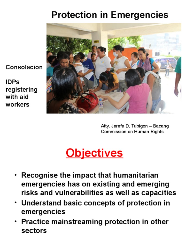 Mainstreaming Protection in Emergencies | PDF | Rights | Justice