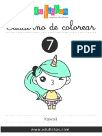 007col Dibujos Kawaii Colorear PDF Edufichas PDF