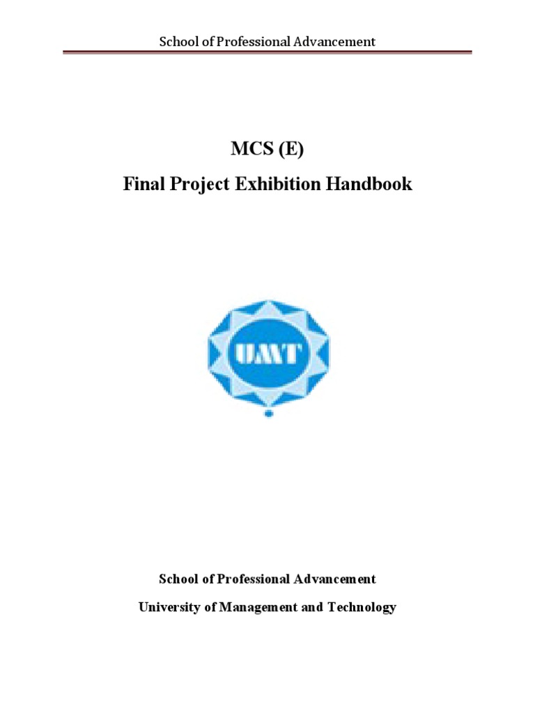 Fyp Exhibition Guideline Calender Pdf