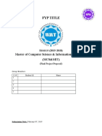 Project Proposal Template - FYP