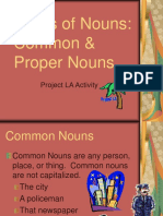 Comon and Proper Nouns