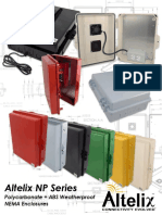 Altelix NP Series: Polycarbonate + ABS Weatherproof NEMA Enclosures