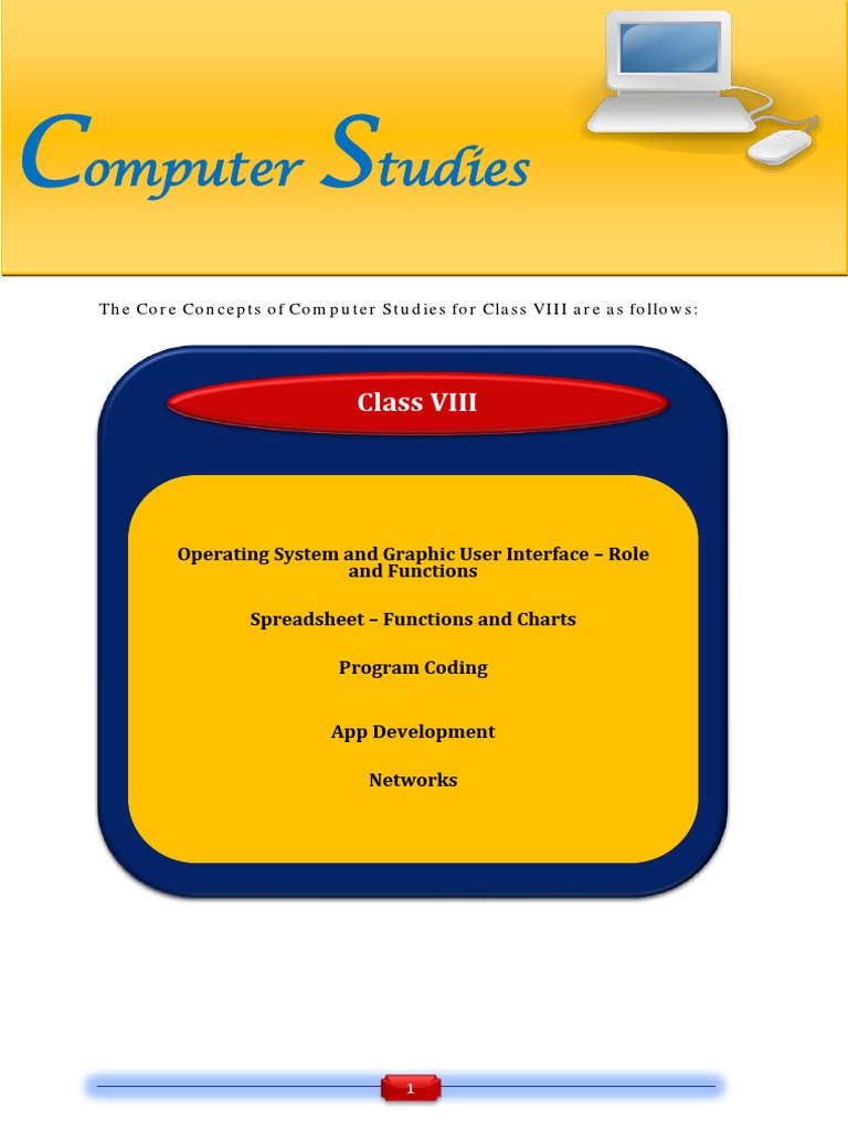 Computer Studies for Class VIII | PDF | Computer Network | Operating System