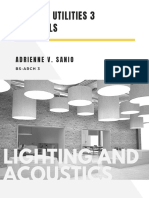 Building Utilities 3 Materials: Lighting and Acoustics