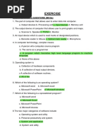 Exercise: Multiple Choice Questions (MCQS)