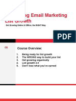CXL Email Marketing Lesson 2 List Growth Jessica Best PDF