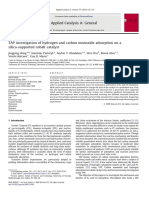 TAP Investigation of Hydrogen and Carbon Monoxide Adsor - 2010 - Applied Catalys PDF