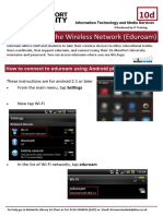 Connecting To The Wireless Network (Eduroam) : How To Connect To Eduroam Using Android Phones & Tablets