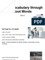 Acing Vocabulary Through Root Words - Set 4 (LUG)