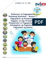 Edukasyon Sa Pagpapakatao 5 Module 1