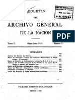 Archivo General de La Nacion Boletin 1931 - N3