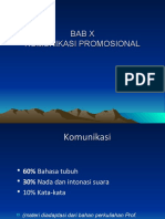 Minggu 14 Bab XII Komunikasi Promosional 1