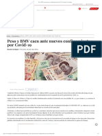 Peso y BMV Caen Ante Nuevos Confinamientos Por Covid-19 - Economía - La Jornada