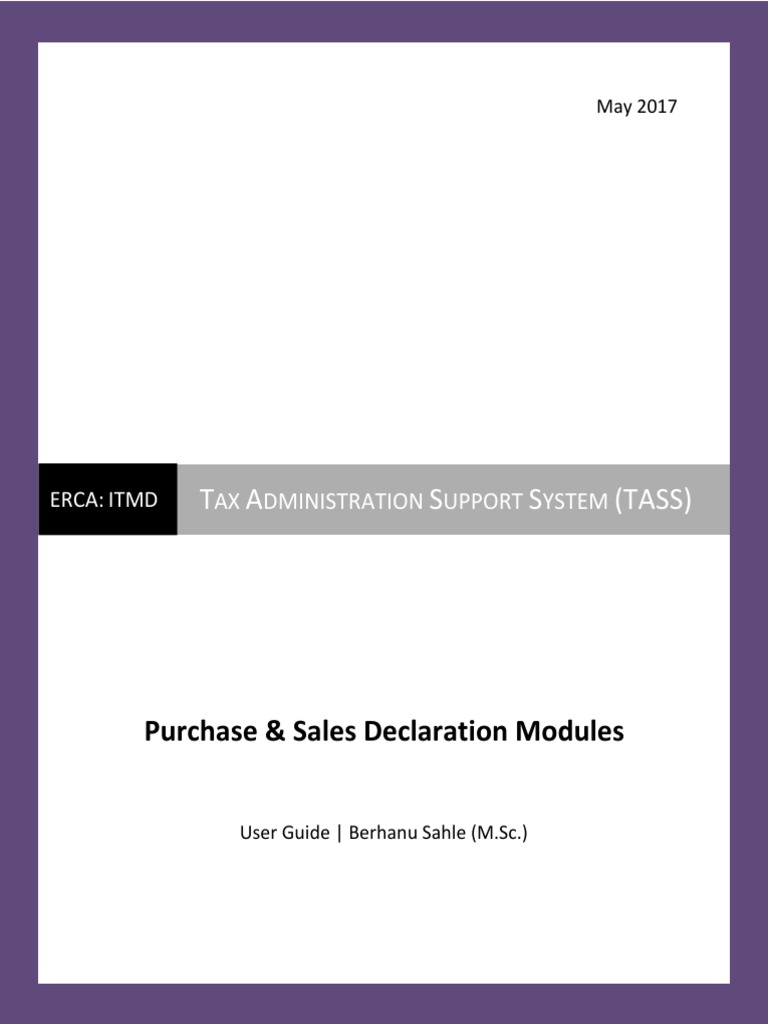 Tass User Guide 2 0 Pdf Pdf Microsoft Excel Receipt
