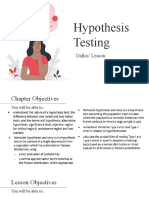 Hypothesis Testing - Probability & Statistics 2