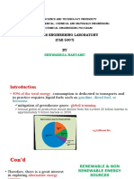 Process Engineering Laboratory (Che 5307) By: Shewarega Habtamu