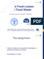 Global Food Losses and Food Waste: Save Food Congress, Düsseldorf 16 May 2011