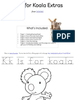 KK Is For Koala Extras: What's Included