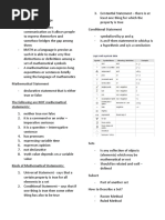 MMW Notes