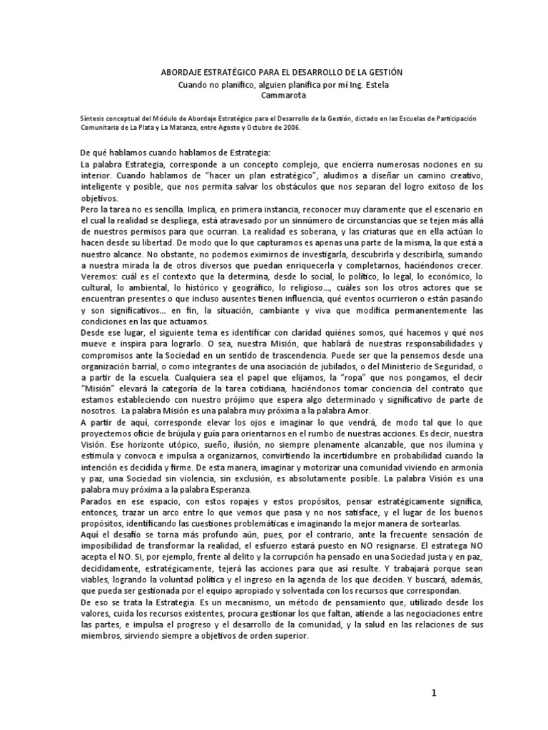 11 Cammarota, E. Abordaje Estratégico para El Desarrollo de La