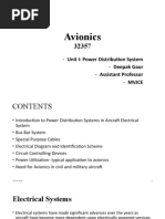 Avionics: - Unit I: Power Distribution System - Deepak Gaur - Assistant Professor - Mvjce