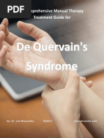 A Comprehensive Treatment Guide For de Quervains Syndrome