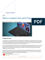 What Is A Computer Virus - Types of Computer Viruses (Updated 2020) PDF