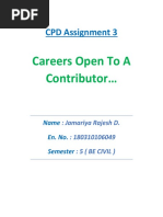 CPD Assignment - 3