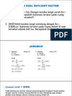 Kunci Jawaban Perhitungan Daylight Feasibility