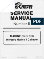 Mercruiser Service Manual Merc-Marine 4 Cyl 1985 To 1989