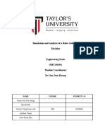 Simulation and Analysis of A Rube Goldberg Machine: Covyn Yong Keen Lok ME 0340868