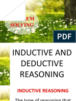 Problem Solving - Inductive & Deductive