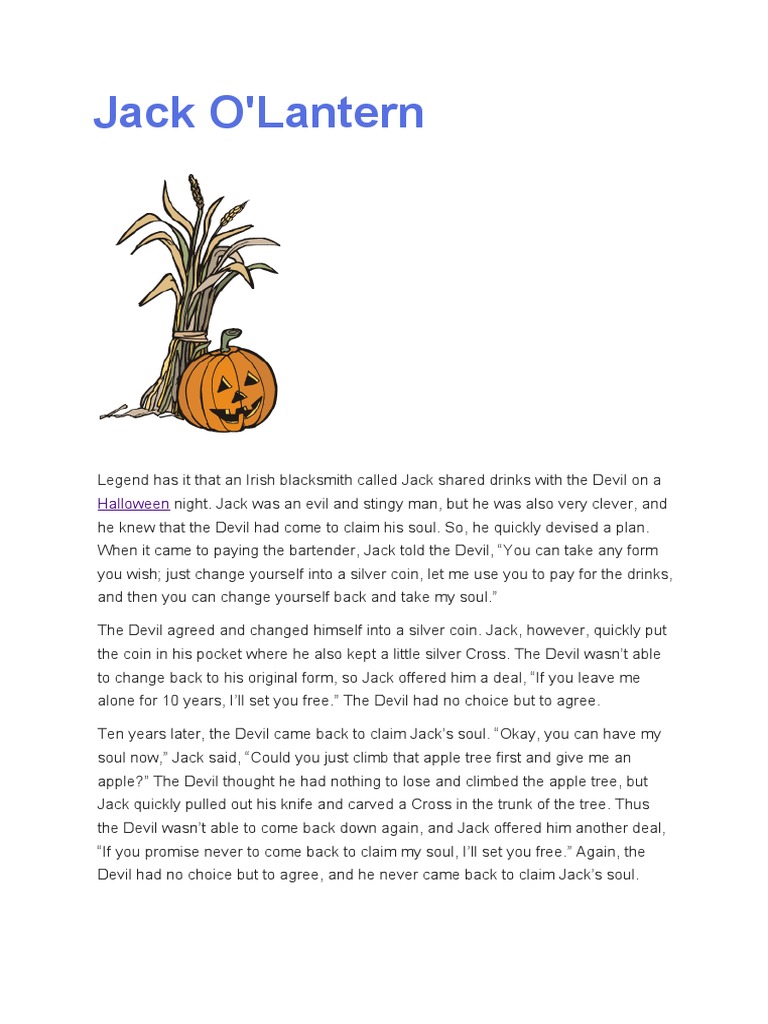 Jack O'Lantern | PDF | Traditions
