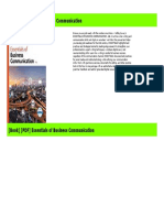 (PDF) Essentials of Business Communication