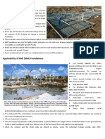 Applicability of Raft (Mat) Foundations