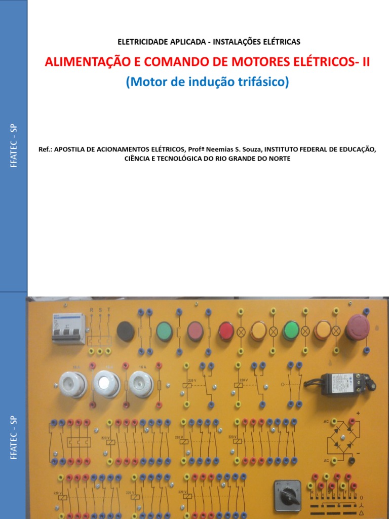 Controle e Partida de Motores Elétricos | PDF | Relé | Rede elétrica