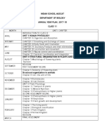 Senior Class Xi Biology Year-Plan 2017 18 PDF