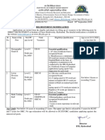 No.1-156/IFB/Recruitment/2020-21/712 Dated: 28 September, 2020